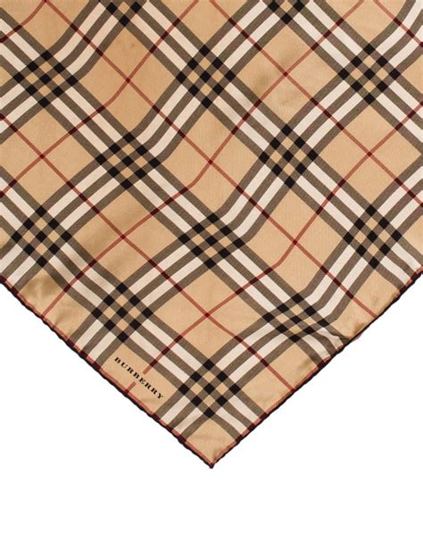 burberry print pocket square